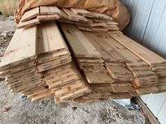 (79) 16' & (41) 12' 1"x8" Eastern White Pine T&G, V-Groove on One Side and Beaded on Other Side
