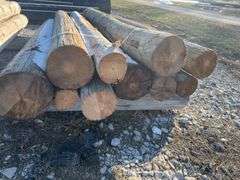 (10) 8’ Telephone Pole Posts