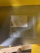 45 gallon Just Rite Flammable Cabinet, Locking W/Keys, Yellow, Manual Doors, 2 shelves, Cabinet Measures 43” Wide x 18”Deep x 65” Tall