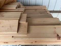 (79) 16' & (41) 12' 1"x8" Eastern White Pine T&G, V-Groove on One Side and Beaded on Other Side