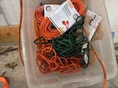 Extension Cords, (6) Cords total, (2) Unused.