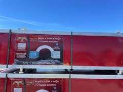 Unused Hanbase 20’W x 40’L x 6 1/2’ H Fabric Building to sit on steel storage containers, 5 year estimated service life,