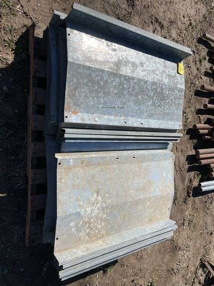 Feed Bunk Roof Sheets, 33 ‘’ long x 20” wide, approx 48 pcs.