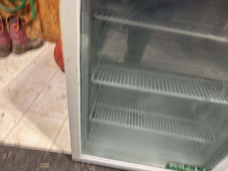 Livestock Medicine Refrigerator,Working Condition, Temperature Display, Light May Work Or May Not Work Depending On Mood. (4) Shelf, 23” W  31 1/2” H  23 1/2 D