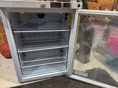 Livestock Medicine Refrigerator,Working Condition, Temperature Display, Light May Work Or May Not Work Depending On Mood. (4) Shelf, 23” W  31 1/2” H  23 1/2 D