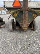 Grain-O-Vator 80 Bushel Feed/Seed Cart, 540 PTO Drive, Manual Spout Adjustment, One Tire Needs Patched.