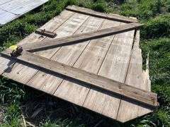 Wood Barn Door 87” tall x 58” wide, barn wood,