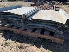 Feed Bunk Roof Sheets, 33 ‘’ long x 20” wide, approx 48 pcs.