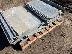 Feed Bunk Roof Sheets, 33 ‘’ long x 20” wide, approx 48 pcs.