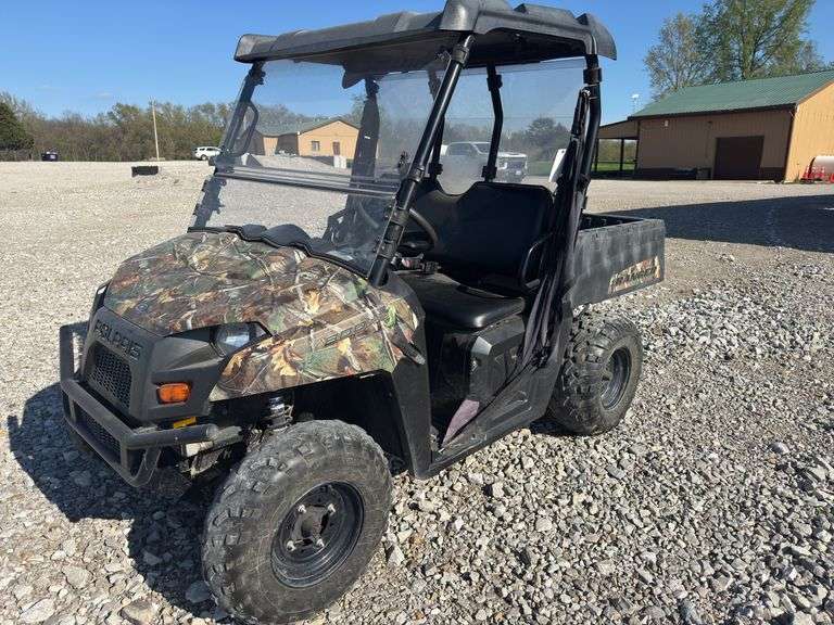 (TITLE) 2014 Polaris LSV Ranger, 800 HO,4X4, Front And Rear Windshields, Street Legal, Lights, Turn Signals, Horn, Radio, 338 Hours, Owner Is A Senior Moving Out Of State, No Known Issues, 25X8.00-12 Fronts Worn, 25X 11.00-12 Rears (30%), Camo, Seat Is In Excellent Condition, Poly Roof, Starts And Runs, Clean Title In Hand.