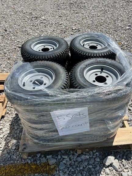 (20) 4.80/4.00-8 Transport Wheels, One Time Use