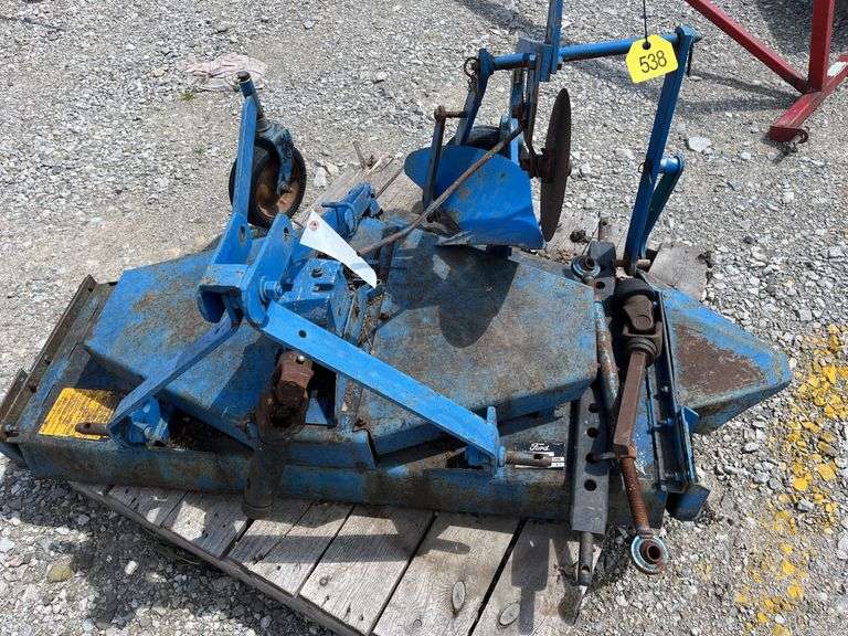 Ford 48” Finish Mower, Condition Unknown, Small 1 Bottom Plow, Drawbar Looks to Have Very Little Use