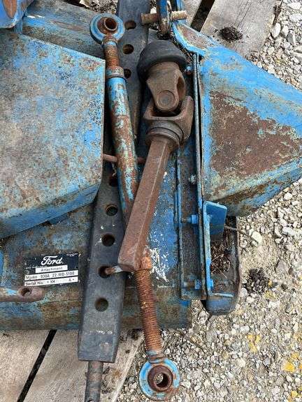 Ford 48” Finish Mower, Condition Unknown, Small 1 Bottom Plow, Drawbar Looks to Have Very Little Use
