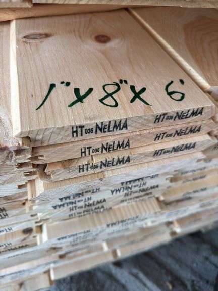 (120) 1”X8”X6’ Eastern White Pine T&G Cabin Grade, VGroove/V Groove