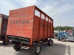 Kasten Silage Wagon, 14’ long x 7’ wide x 80” tall, 540 pto, auger unloading, auger dia is 16”, tires hold air, tread is in fair condition, open top,