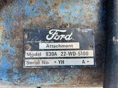 Ford 48” Finish Mower, Condition Unknown, Small 1 Bottom Plow, Drawbar Looks to Have Very Little Use