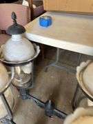 Late. 1800’S Philadelphia Style Street Lamps, Black Cast Iron ,Mounting Post Not Included