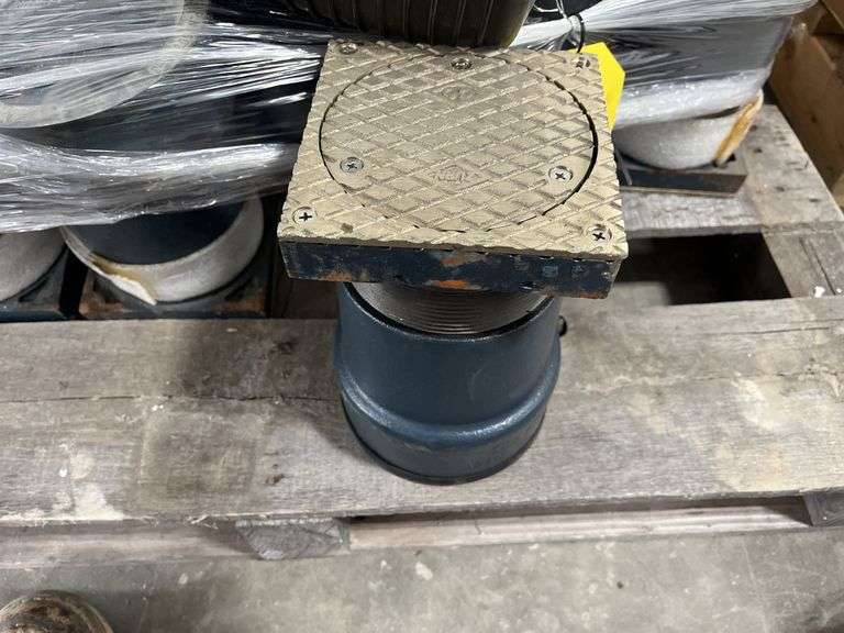 (16+-) Zurn Cast Iron 4” Adjustable Floor Cleanout, Multiple Sizes of Rubber Test Ball Plugs Several Sizes
