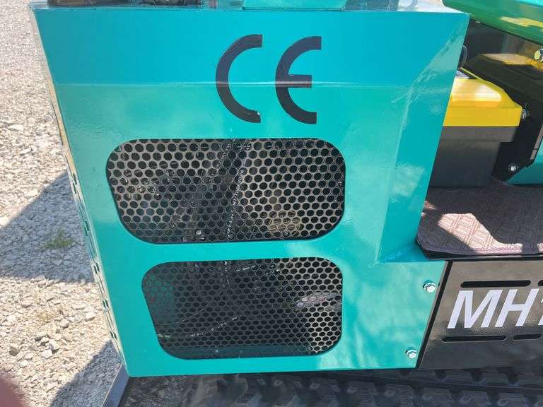 Unused AGT MH12RX Mini Excavator, RATO, 13.5HP Gas Engine, Pilot Control System, 16” Bucket, 3 Replaceable Teeth, Auxiliary Hydraulics On Boom, Light On Boom, 7” Rubber Tracks, Canopy, 35.5” Dozer Blade, Rear Door For Easy Access to Engine