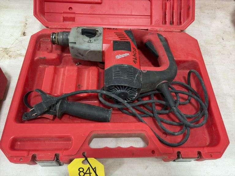 Milwaukee Heavy Duty Hammer Drill, missing Nose Piece that holds bit in, runs,