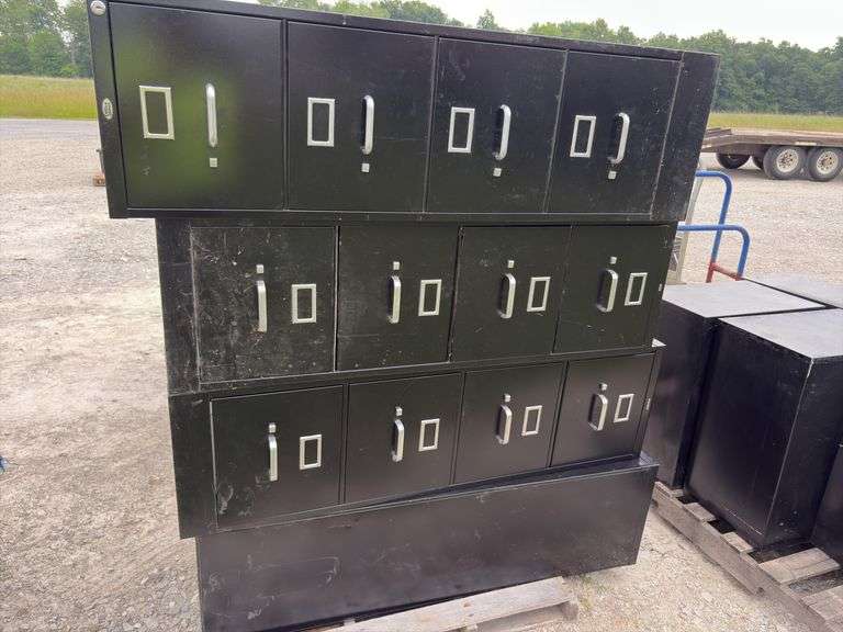 (6) 4 drawer File Cabinets,