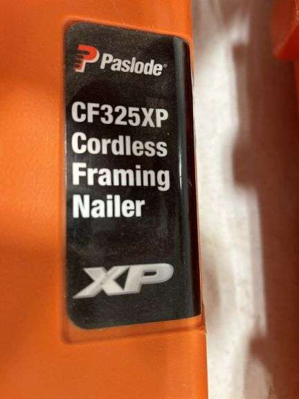 Paslode CF325XP Cordless Framing Nailer, Charger, Battery, Case