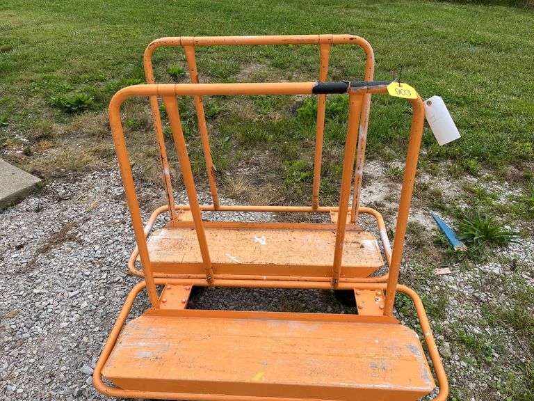 (2) Wheeled Drywall Carts