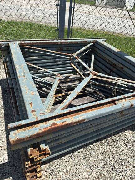 Cantilever Warehouse Racking, (5) Sets Extra Heavy Duty, Hardware Included Inspect At 1603 School Street Hillsboro Illinois