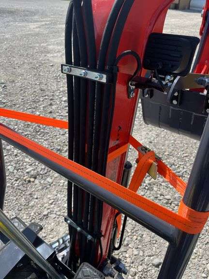 Unused MX15RX Mini Excavator, RATO, 15 HP Gas Engine, Pilot Control System, 7” Tracks, Auxiliary Hydraulics On Boom, Adjustable Mechanical Thumb, Light On Boom, 35.5” Dozer Blade, Back Hatch Opens For Easy Access to Engine, Canopy, 16” Bucket, 3 Replaceable Teeth