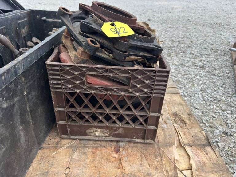 Water Main Supplies, Crate  Of Flanges, Live Water Line Tapping Machine.