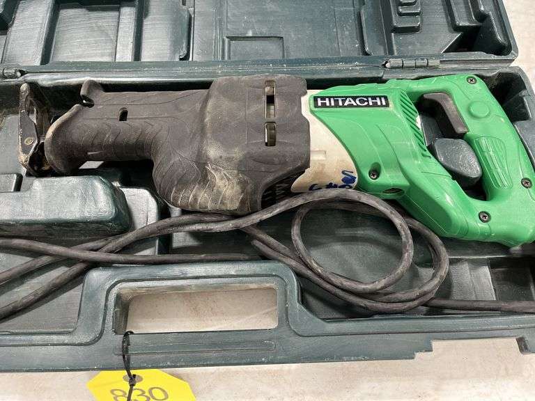 Hitachi Corded Reciprocating Saw, Model CR 13V2, 120V 10A, Case, Saw Works As It Should