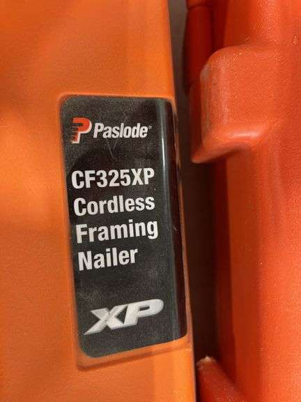 Paslode CF325XP Cordless Framing Nailer, Charger, Battery, Case