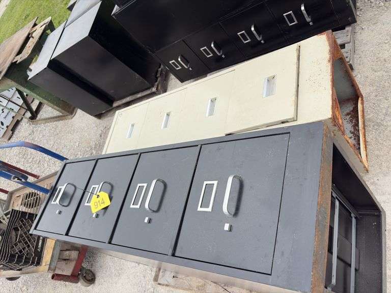 (6) 4 drawer File Cabinets,