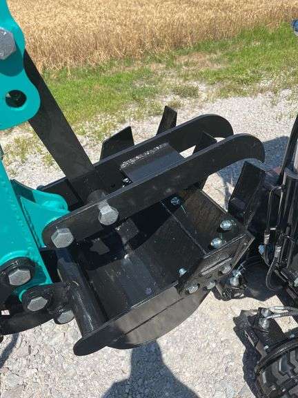 Unused AGT MH12RX Mini Excavator, RATO, 13.5HP Gas Engine, Pilot Control System, 16” Bucket, 3 Replaceable Teeth, Auxiliary Hydraulics On Boom, Light On Boom, 7” Rubber Tracks, Canopy, 35.5” Dozer Blade, Rear Door For Easy Access to Engine