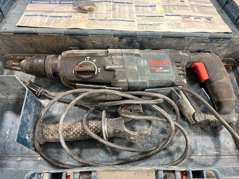 Bosch Xtreme Max Hammer Drill,  Case, Drill Works As It Should