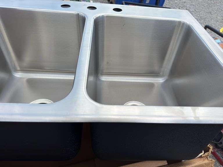 Stainless Deep Basin Sink, Sells With Clips, 12” Deep 14”X 16”