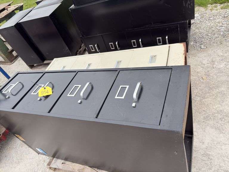 (6) 4 drawer File Cabinets,
