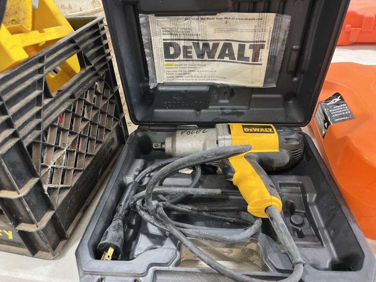 Dewalt Corded 1/2” Impact Wrench, Model DW292, Works As It Should, Plastic Case Included