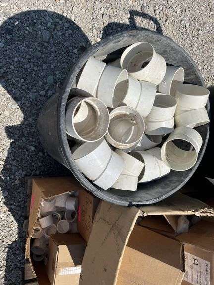 Schedule 40 6” Slip On Couplers, 4” Sanitary Tees, 4” 1/16 Bend, 1/2” PVC Tee, 1”x3/4” Press Bushings, 1 1/4” Press Bushings, Multiple Size Clamps, 2” Sced 80 Parts, 1 1/4” Sched 80 Parts, 1 x 3/4” PVC Bush., And More