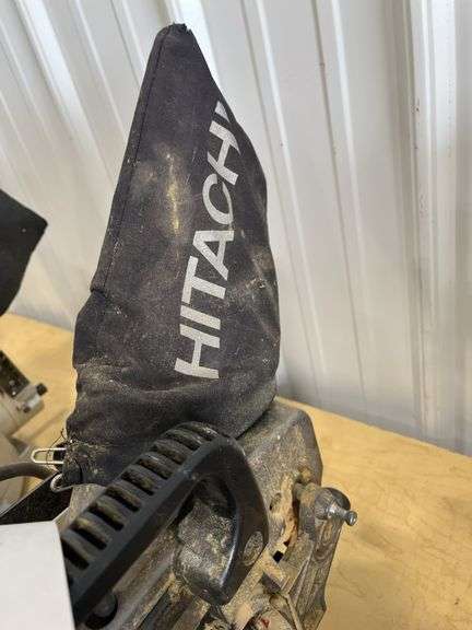 Hitachi 10” Compound Miter Saw, Model C 10FCE2, 120V 15Amp, Saw Works And Runs As It Should