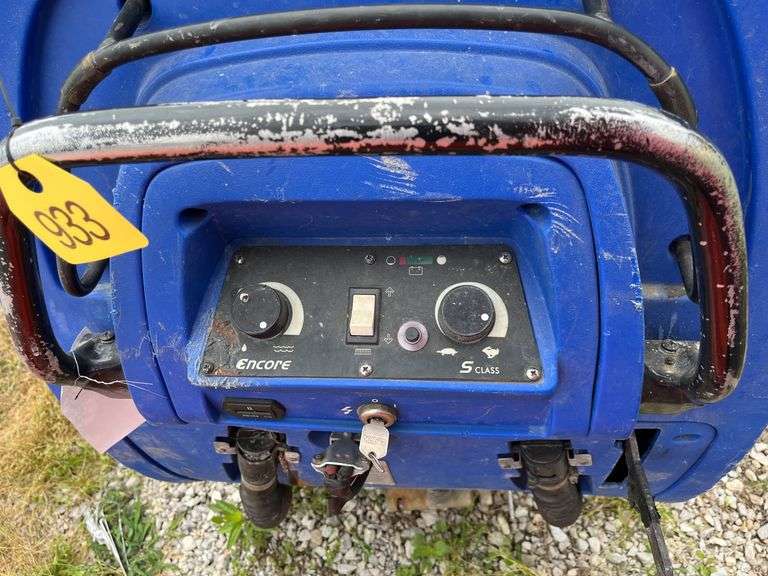Clarke Floor Scrubber, Encore S Class, With Batteries And Charger, Condition Unknown, Not All Parts Included