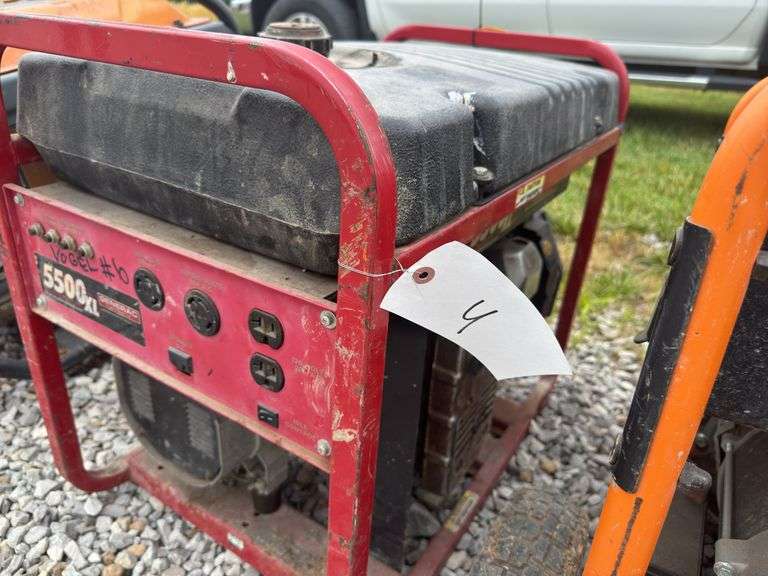 Generac 5500XL Generator Condition Unknown