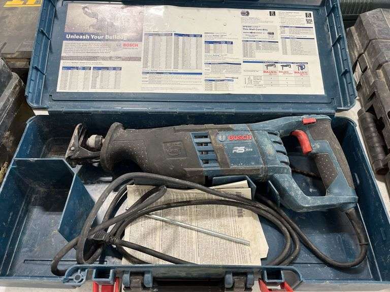 Bosch RS325 Corded Reciprocating Saw, 120V 12A,  Case