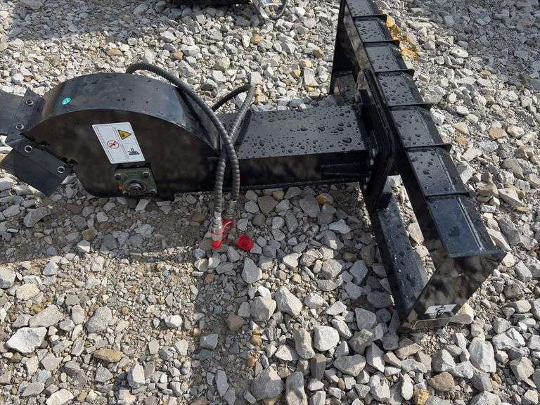 Unused MMS GIYI Skid Steer Stump Grinder, Model GY-SG45