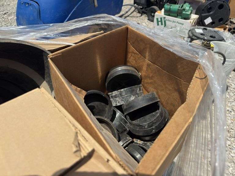 Couplings, Fernco 4”, 4” Caps, 1 1/4 “ Fernco, 3/4” Brass Valves, 2” Franco’s, And More