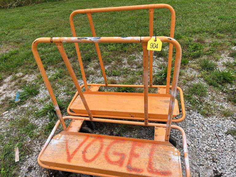 (2) Wheeled Drywall Carts