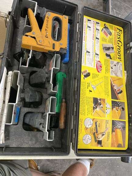 Malco Duct Board System,  (6) Tools With 3 Knives, Used to Make Fiberglass Duct Board,  Makes “V” Groves, ShipLap, and Square, Comes In Organized Tool Box