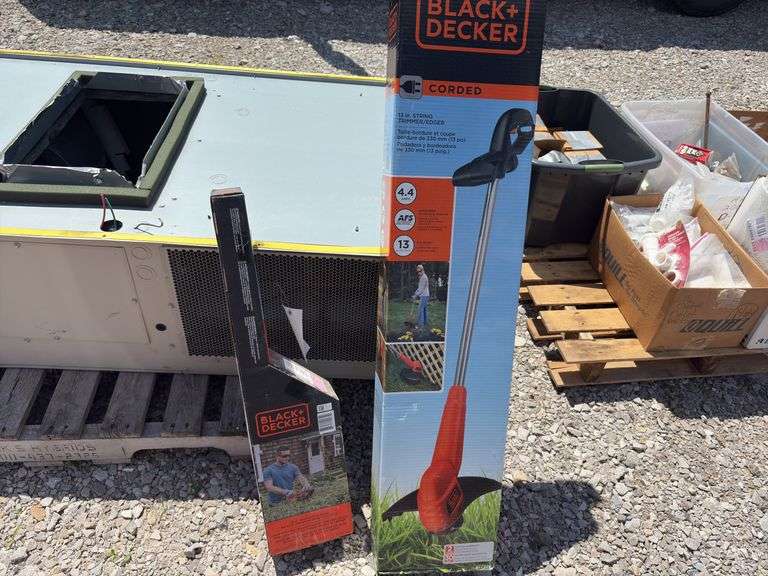 Black & Decker Corded Weed Whip and Corded Hedge Trimmer, new in  the box,