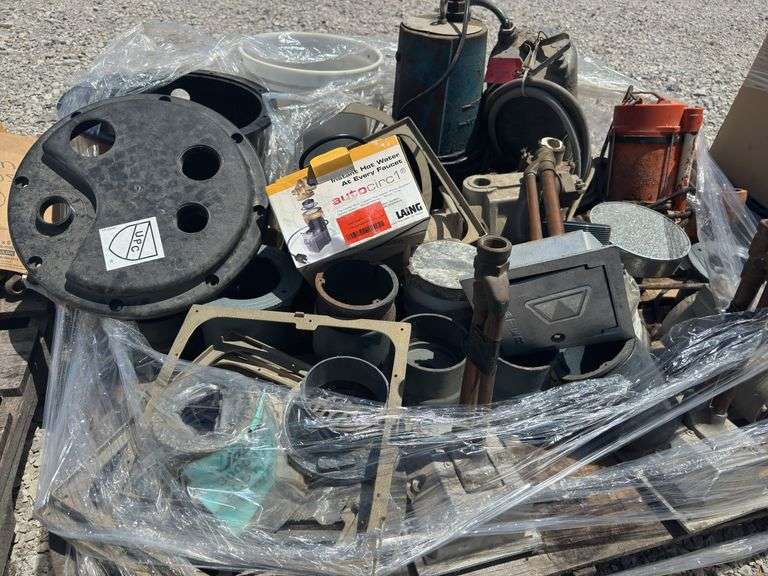 Gould Sewer Grinder Pumps (Commercial), Rebuilt, Sump Pump Basin, (3) Wall Hydrants,