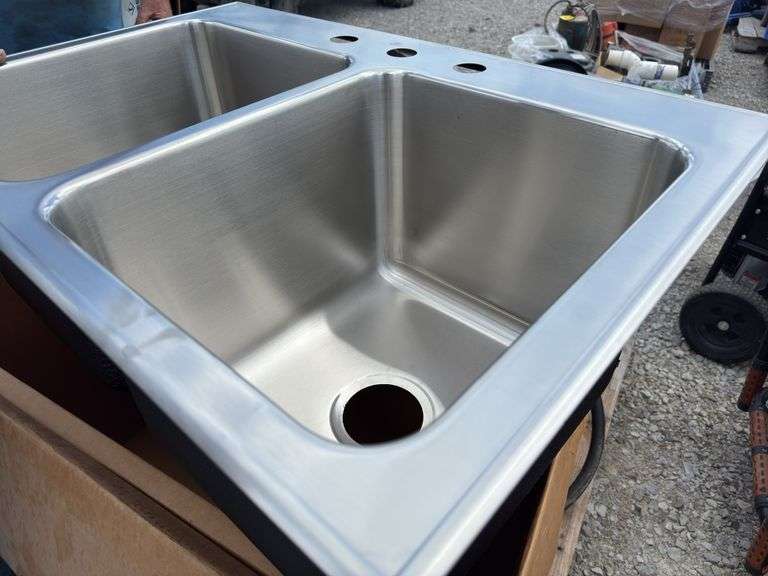 Stainless Deep Basin Sink, Sells With Clips, 12” Deep 14”X 16”